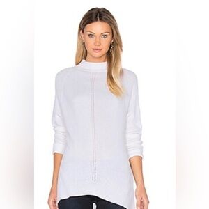 John & Jenn by Line Coral Sweater in dust blue alpacerino wool blend  revolve